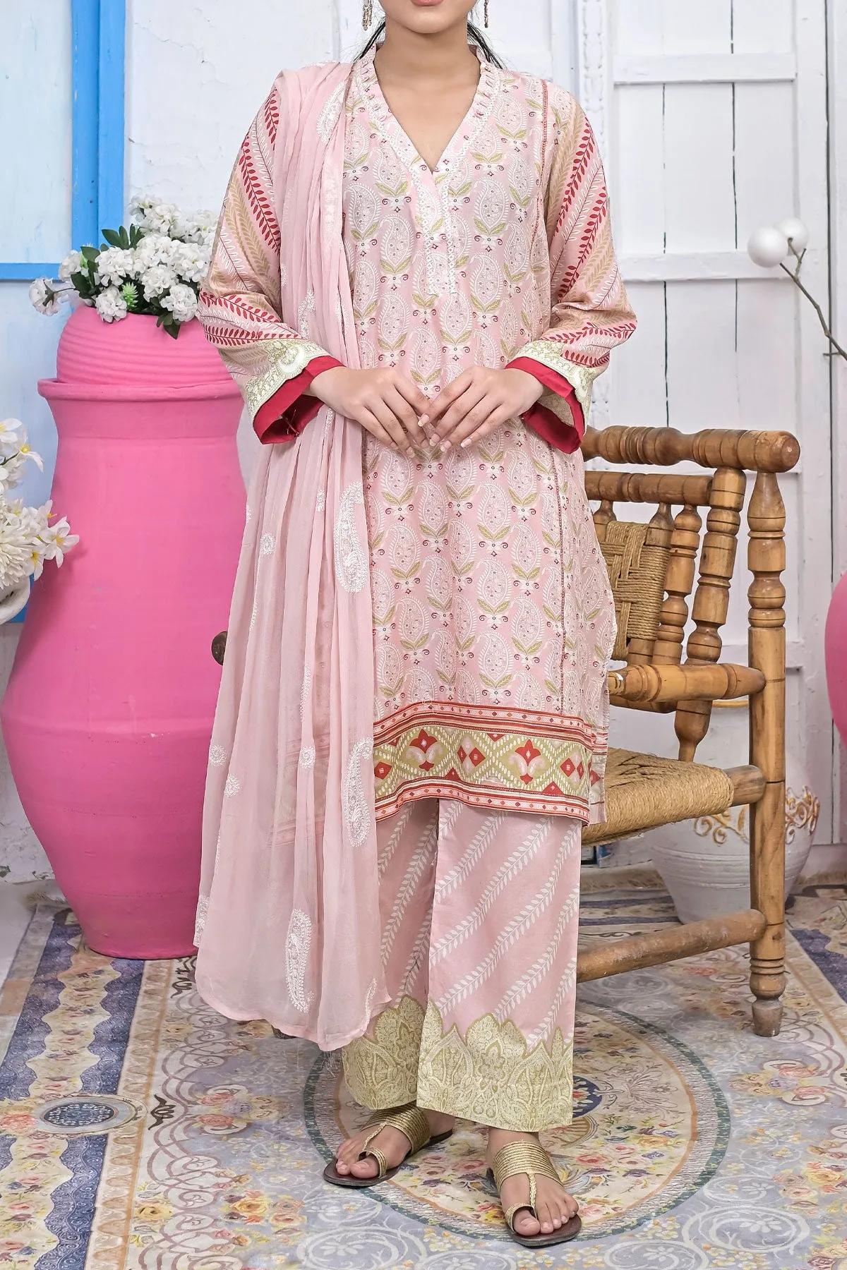 3 PIECE DIGITAL PRINT LAWN| DPC-251