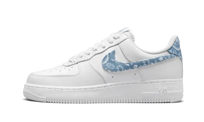 Air Force 1 Low '07 Essential White Worn Blue Paisley