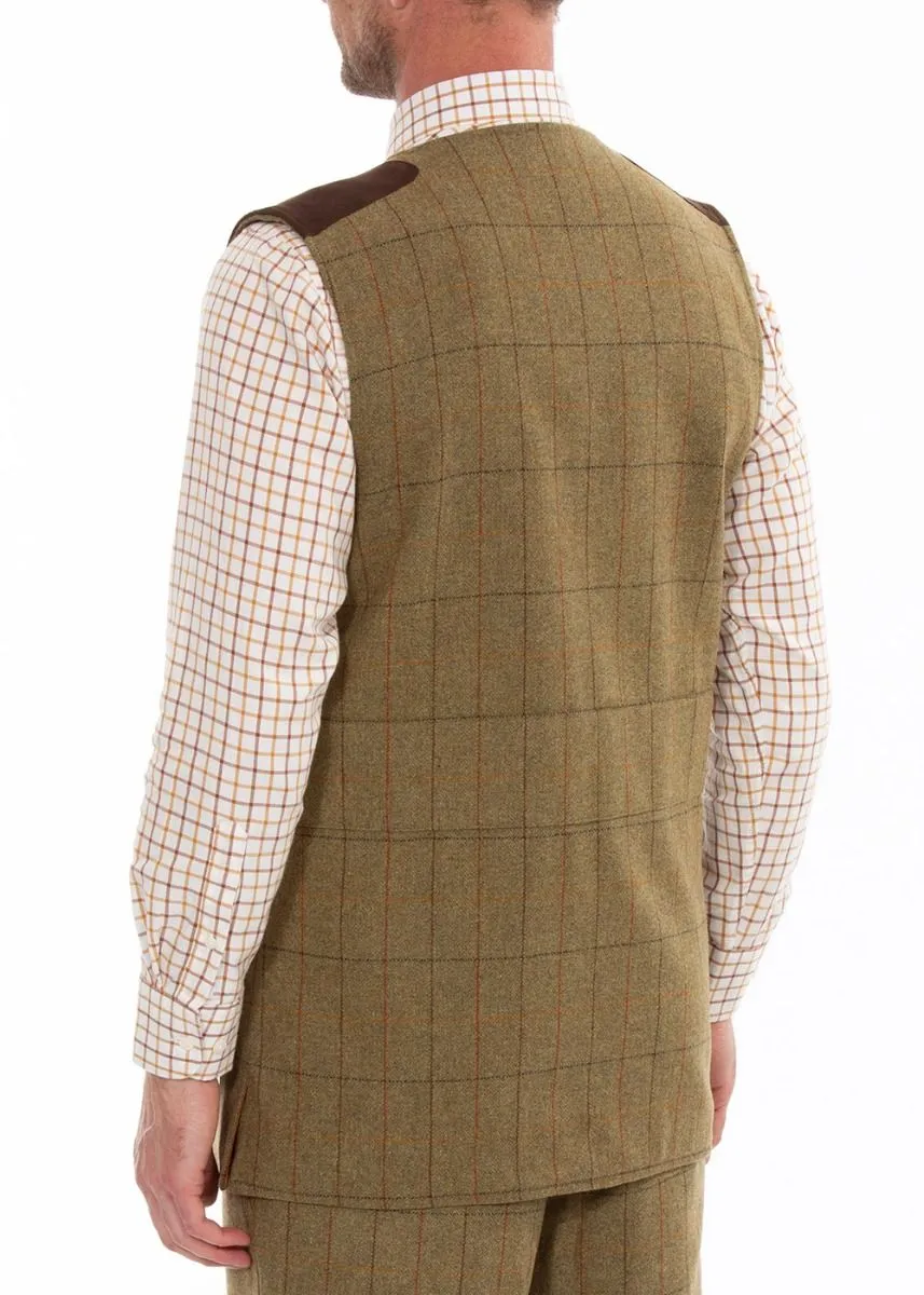 Alan Paine Combrook Tweed Shooting Waistcoat