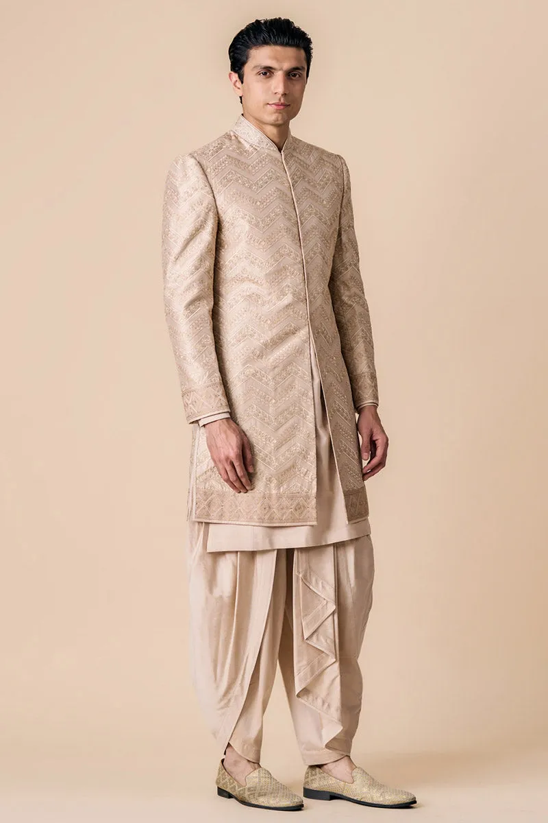 All Over Embroidered Sherwani