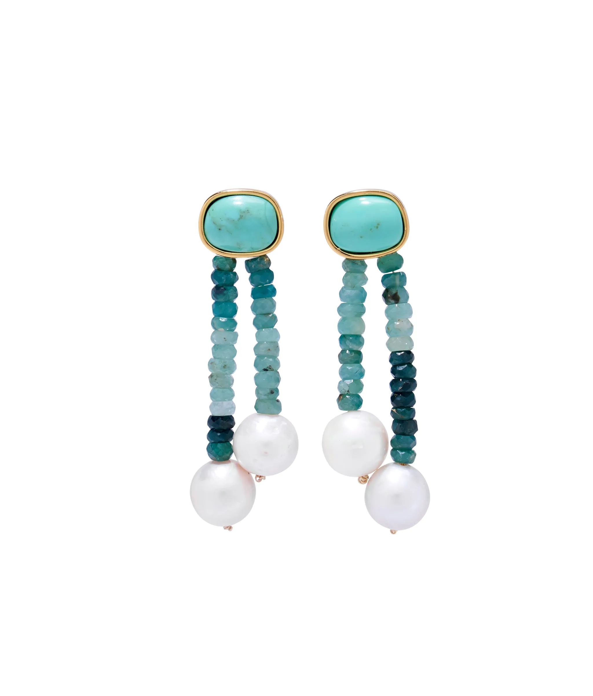 Alvar Earrings in Turquoise