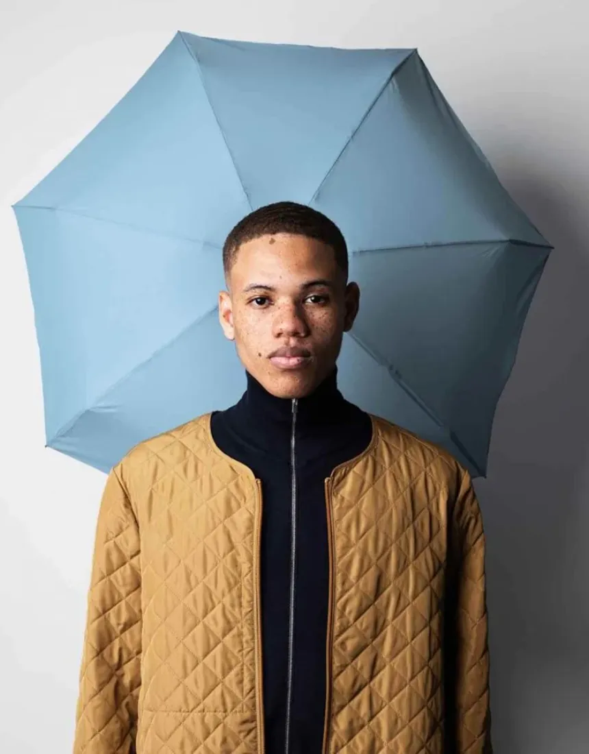 Anatole - Micro Umbrella - Stone Blue