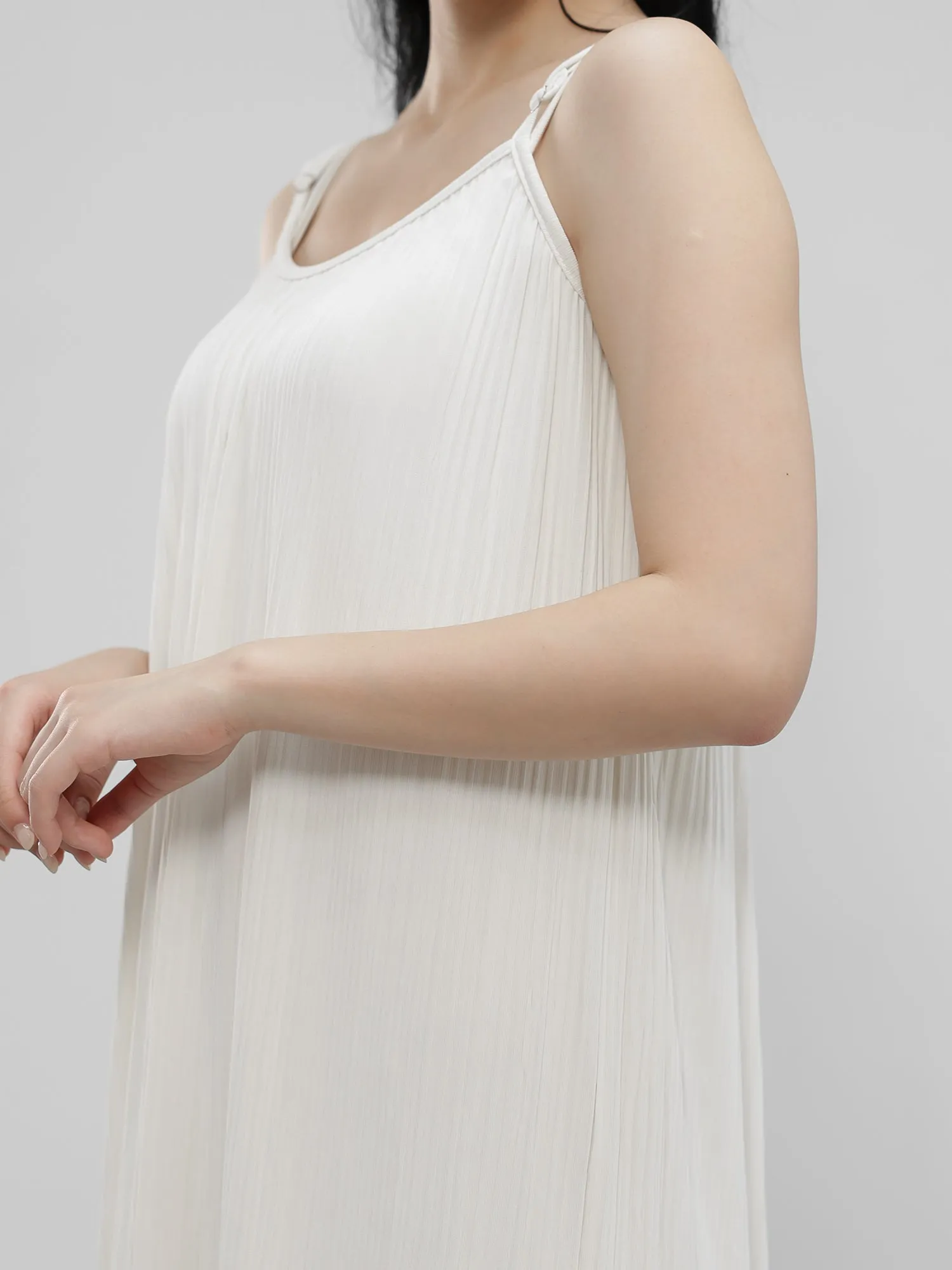 Apphia Pleated Camisole Dress