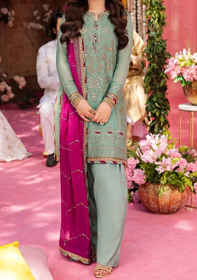 Asim Jofa Jag Mag Pakistani Chiffon Dress