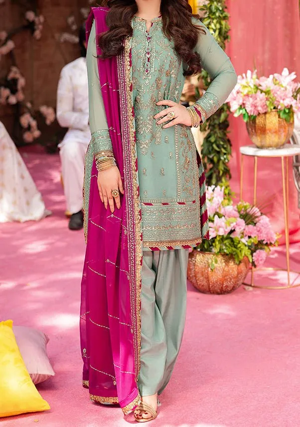 Asim Jofa Jag Mag Pakistani Chiffon Dress