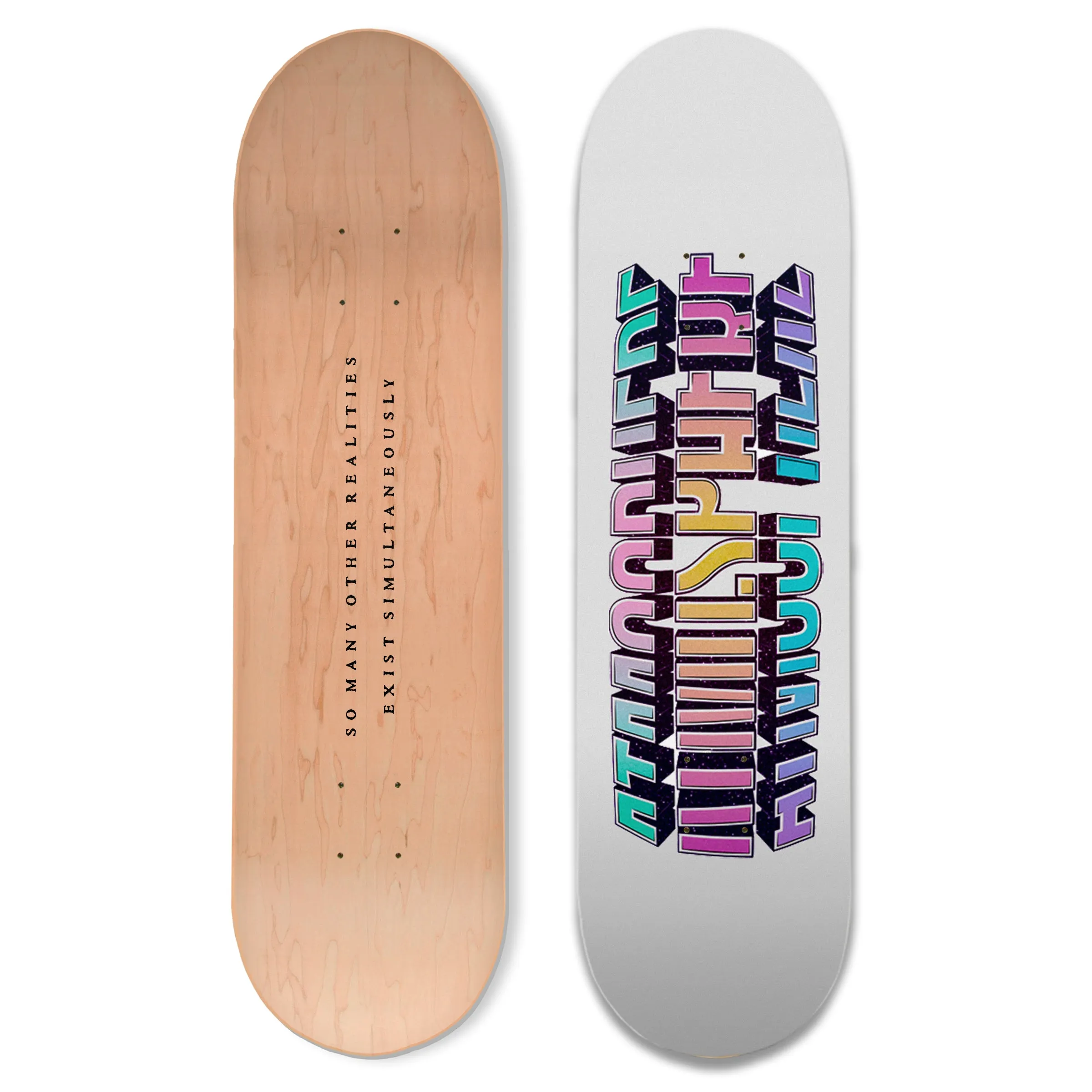 Atmosphere - Other Realities Skate Deck