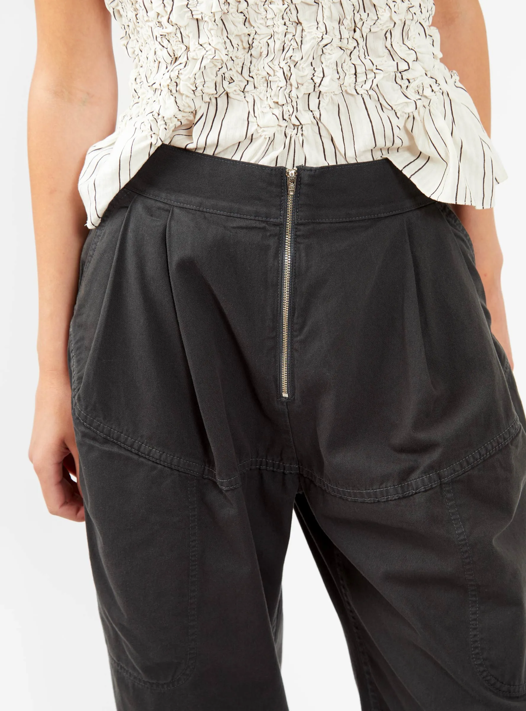 Bandini Trousers Charcoal Black