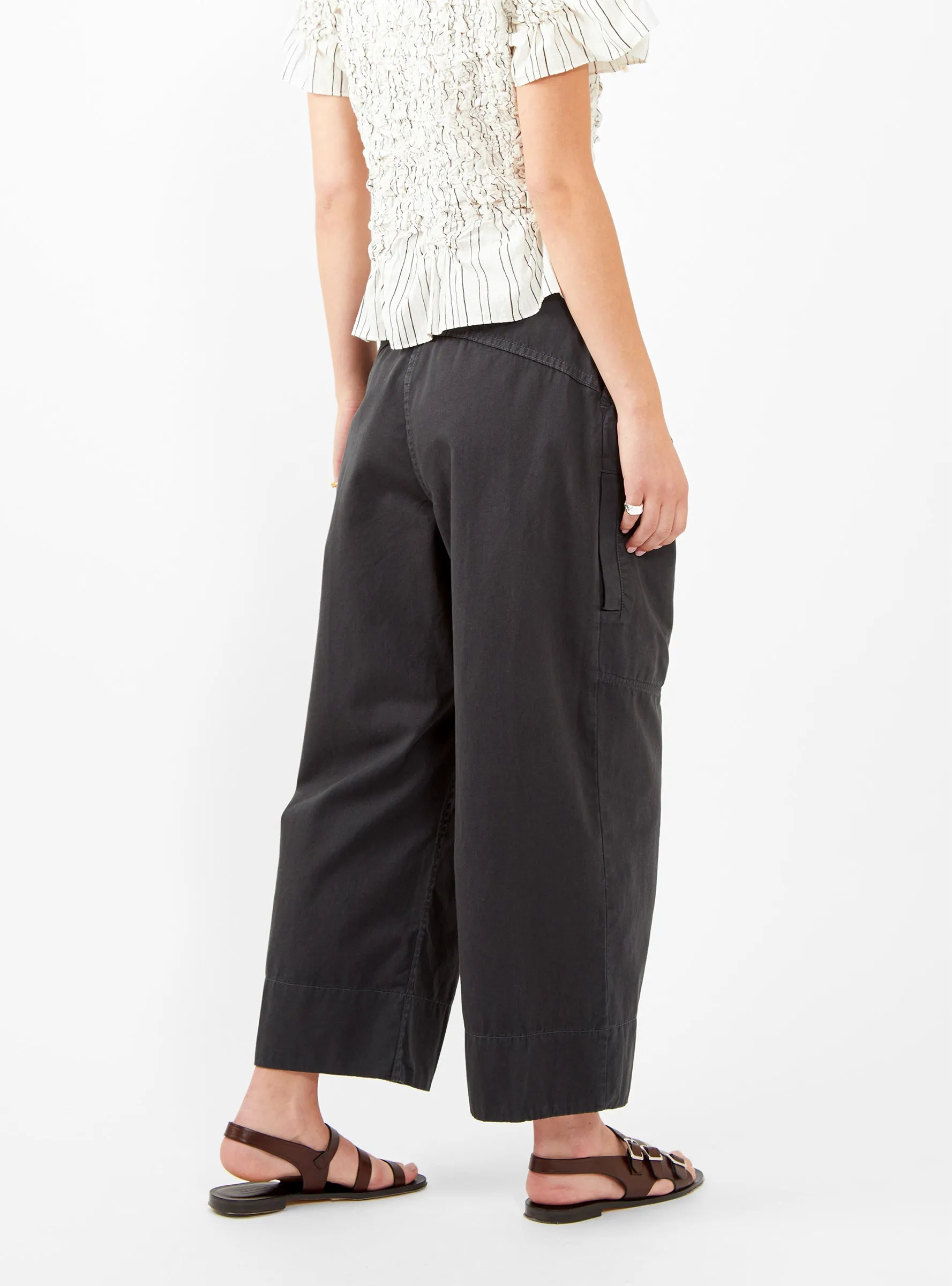 Bandini Trousers Charcoal Black