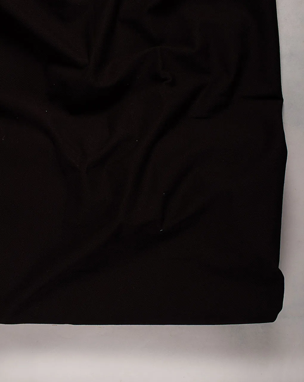 Black Plain Twill Cotton Fabric ( Widht 58 Inch )