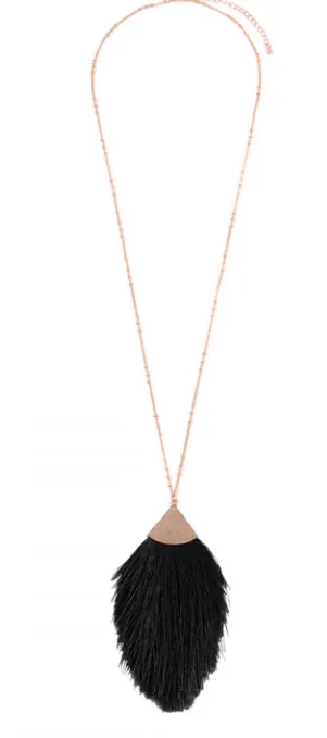 Bronze Tassel Pendant (various colors)