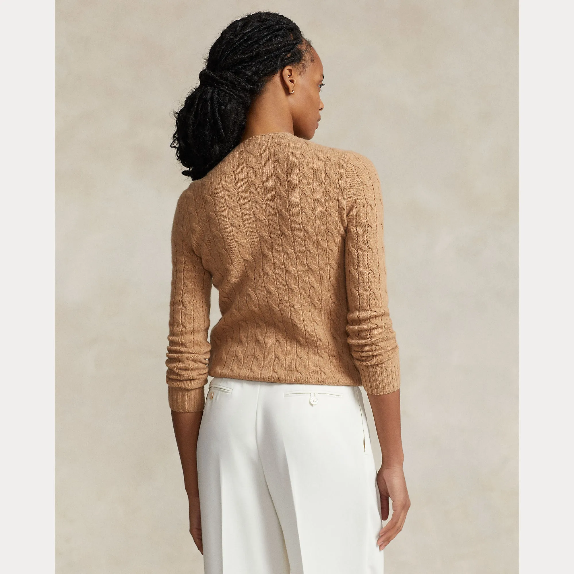 CABLE-KNIT SWEATER