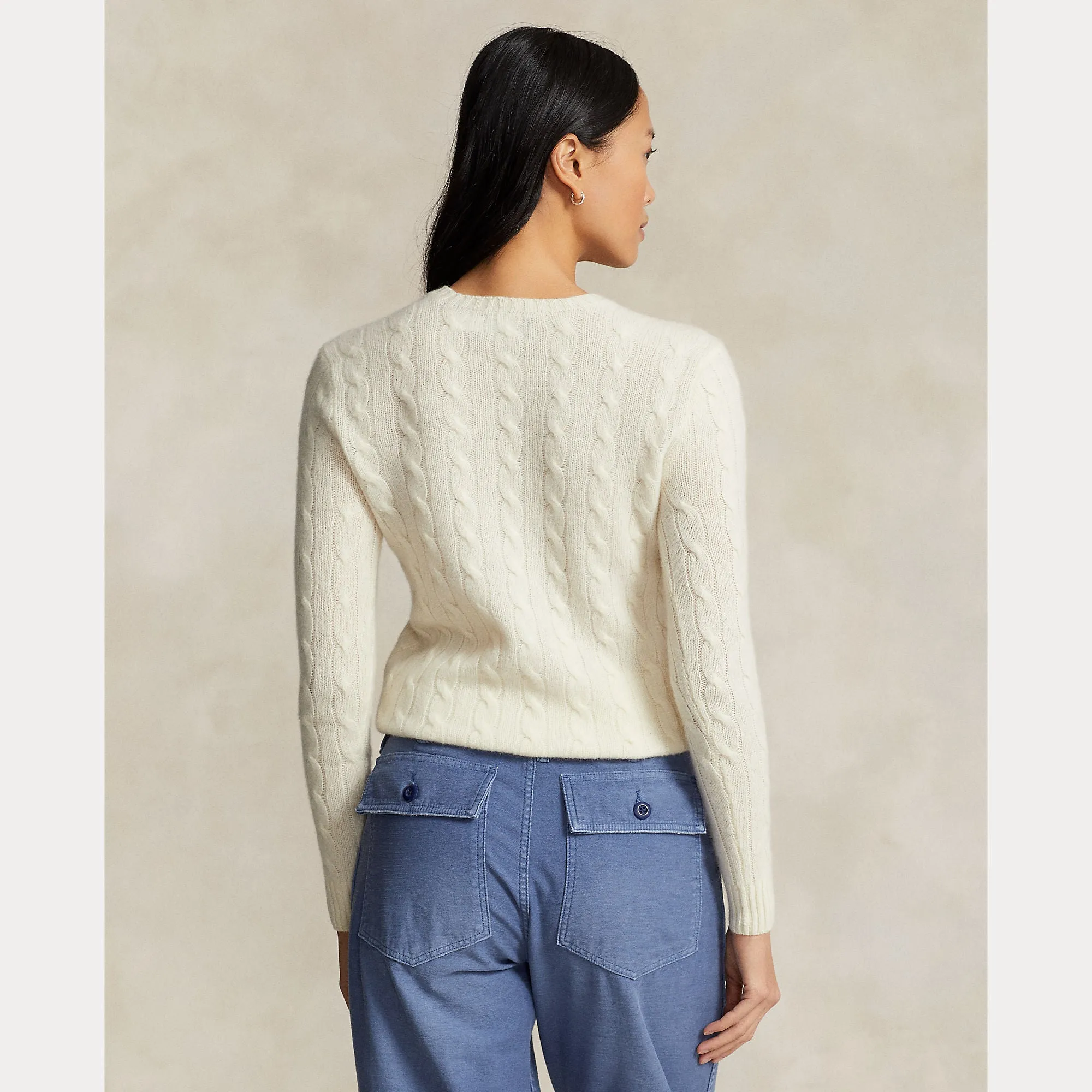 CABLE-KNIT SWEATER