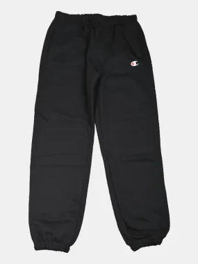 Champion Reverse Weave Small C Relaxed Jogger - Black