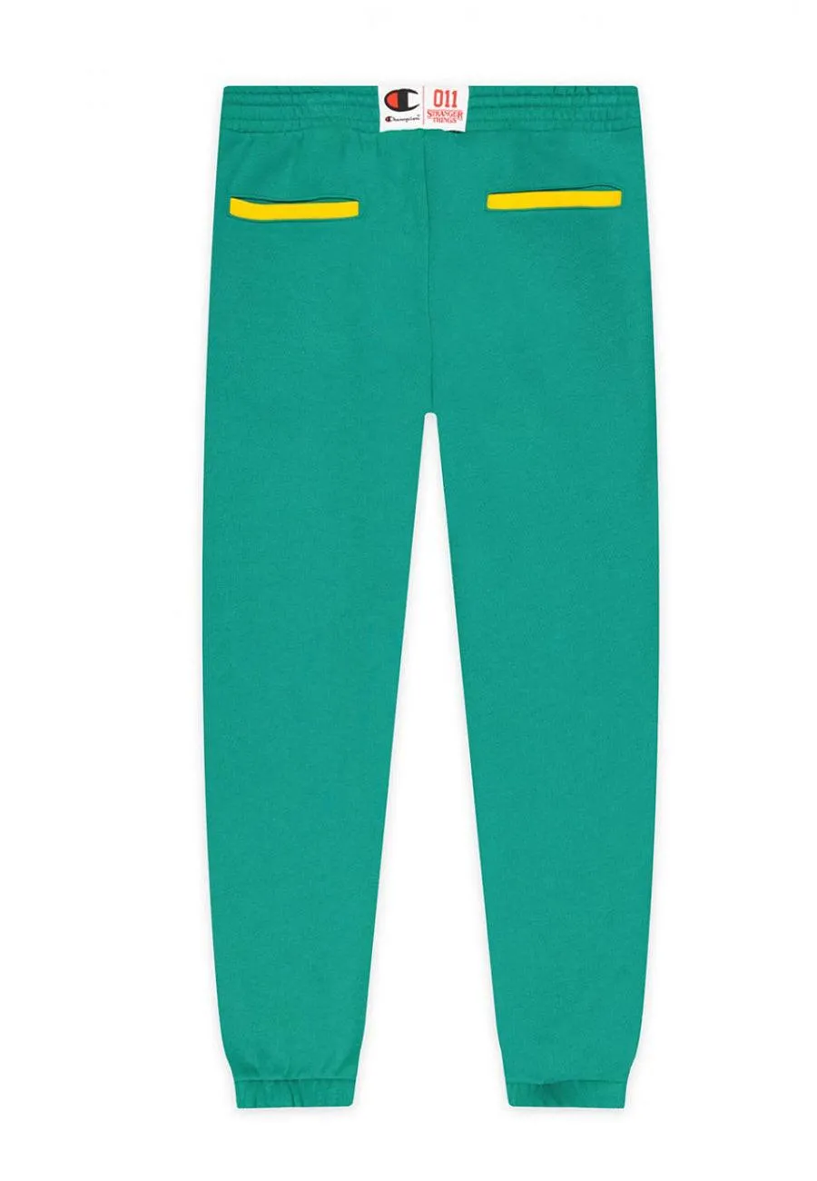 CHAMPION x STRANGER THINGS Pantalone Unisex Tuta Hawkins Verde 217753