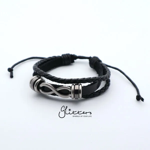 Classic Multilayer Infinity Leather Braceletde