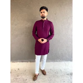 Cotton Traditional Lucknowi Chikankari Wedding Men's Kurta Payjama