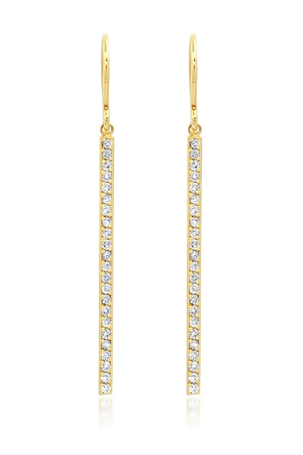 DIAMOND STICK EARRINGS