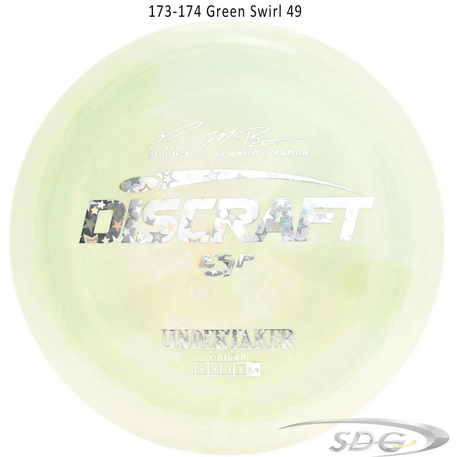 Discraft ESP Undertaker 6X Paul McBeth Signature Series Disc Golf Distance Driver