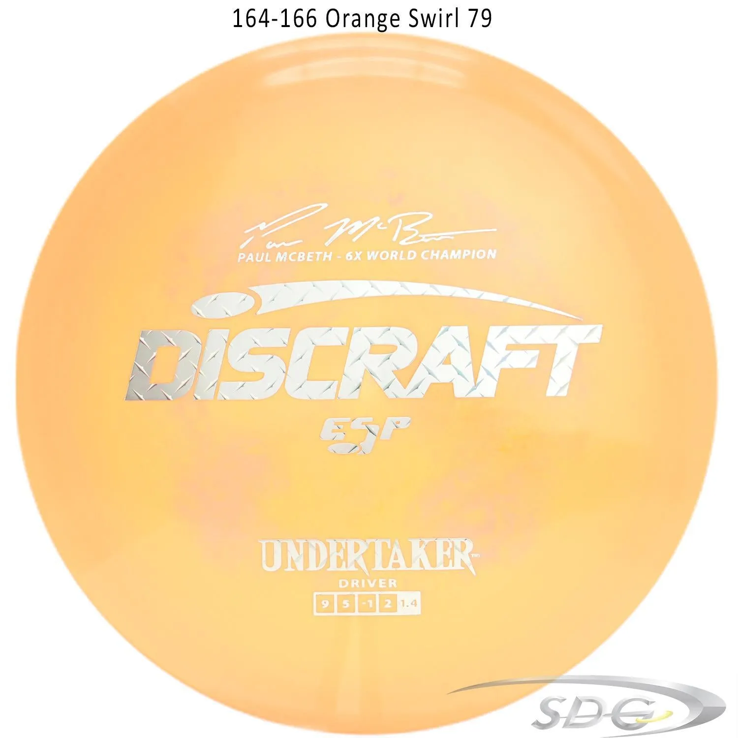 Discraft ESP Undertaker 6X Paul McBeth Signature Series Disc Golf Distance Driver