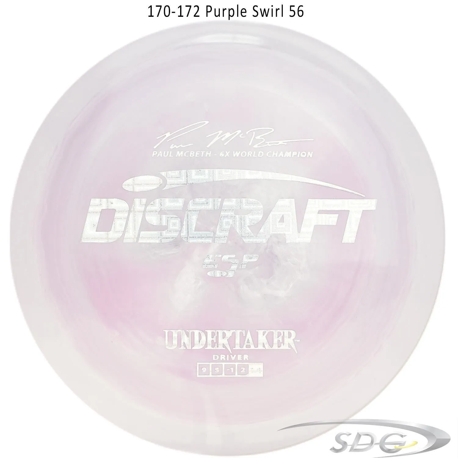 Discraft ESP Undertaker 6X Paul McBeth Signature Series Disc Golf Distance Driver