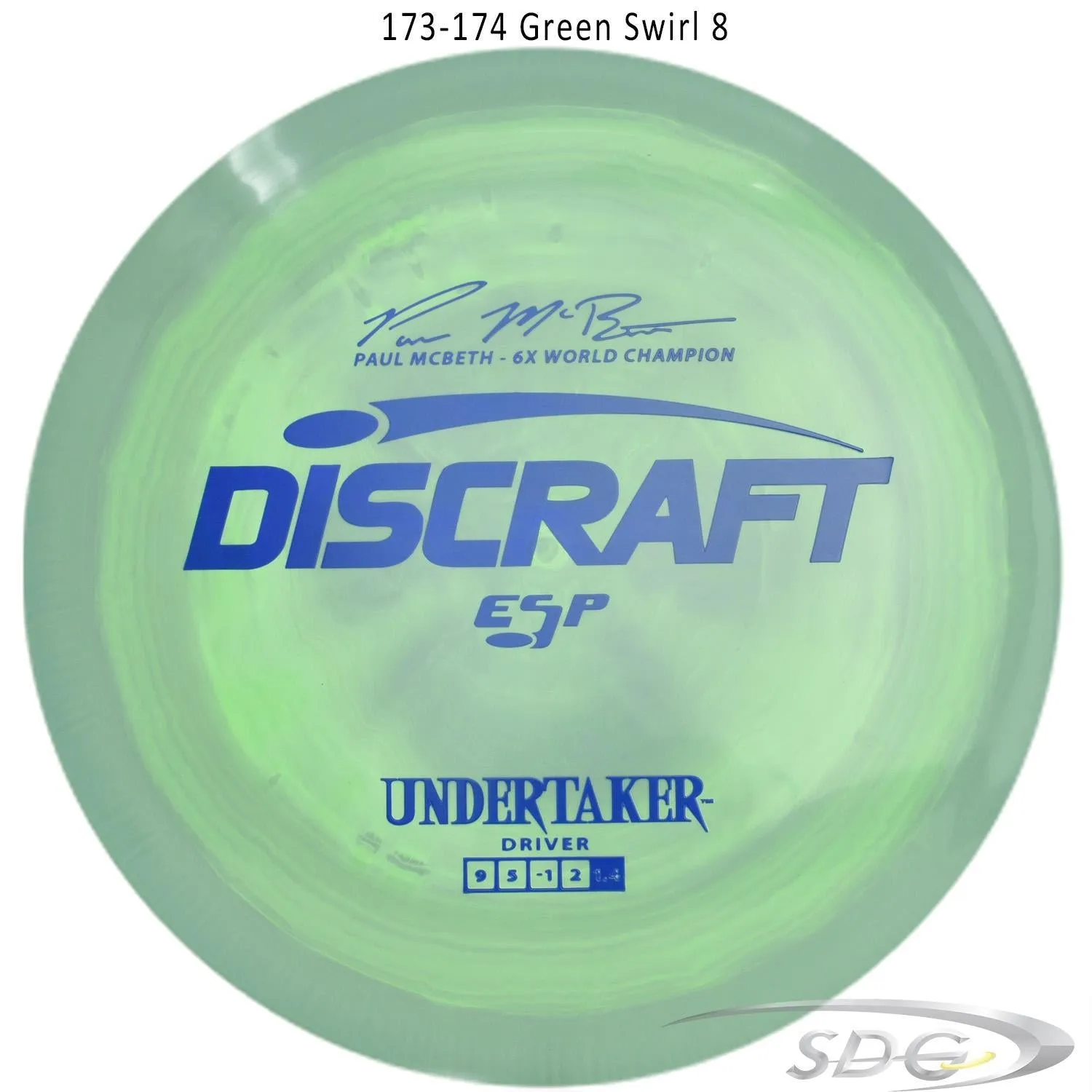 Discraft ESP Undertaker 6X Paul McBeth Signature Series Disc Golf Distance Driver