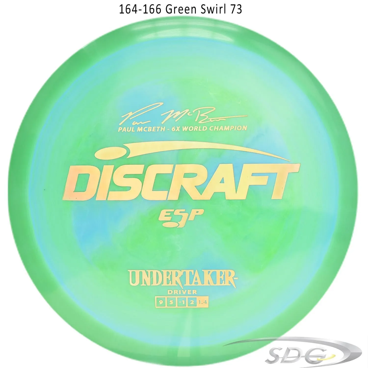 Discraft ESP Undertaker 6X Paul McBeth Signature Series Disc Golf Distance Driver