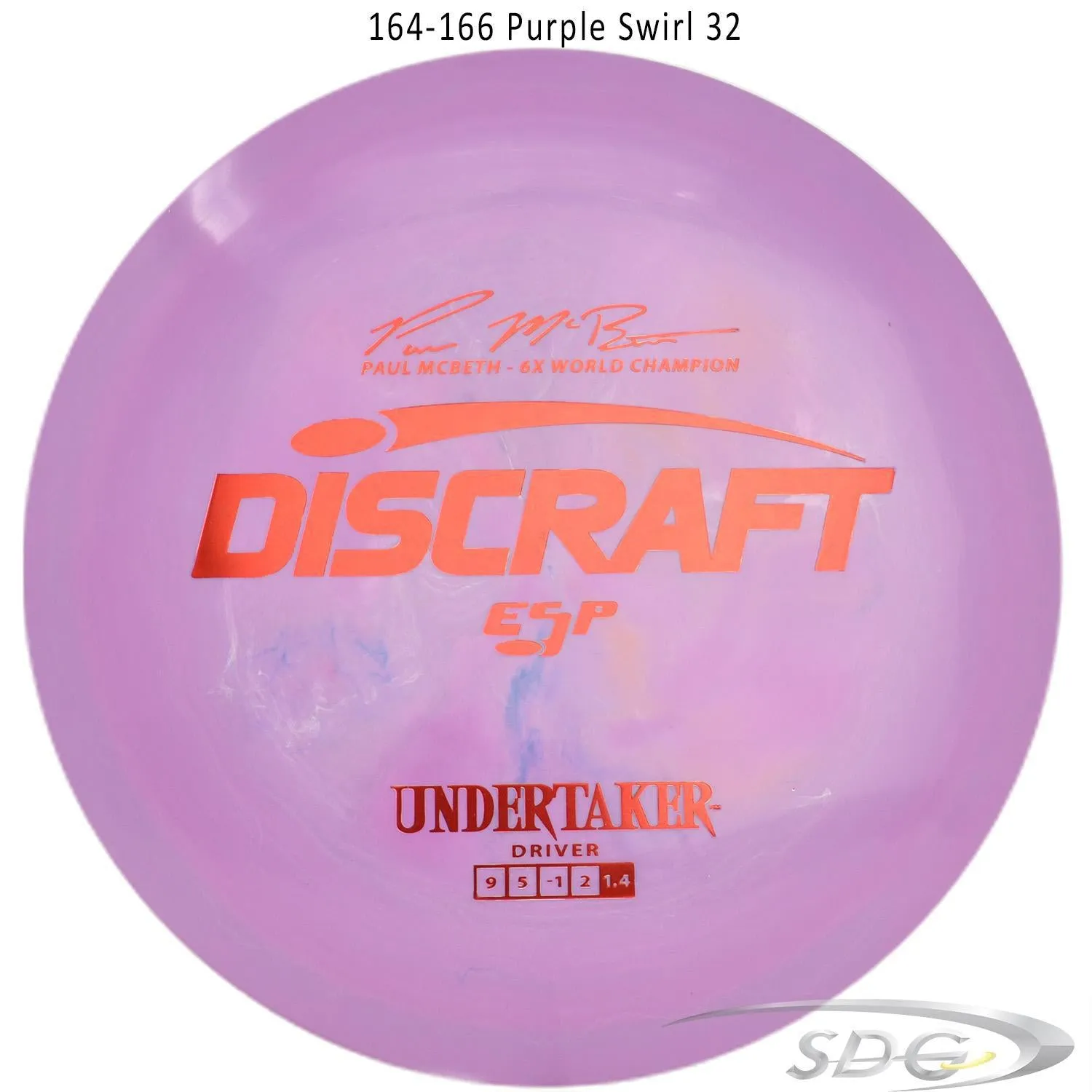 Discraft ESP Undertaker 6X Paul McBeth Signature Series Disc Golf Distance Driver