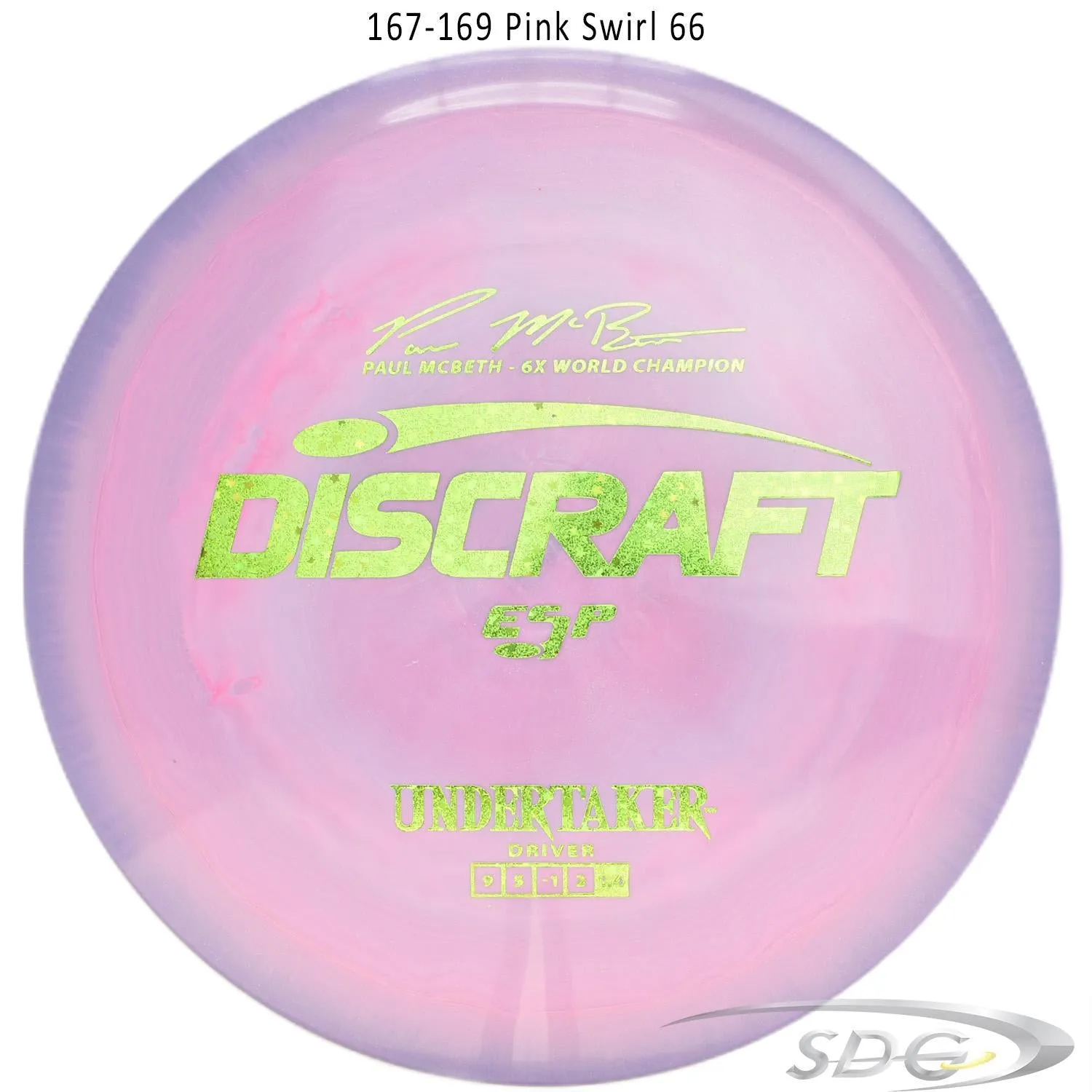 Discraft ESP Undertaker 6X Paul McBeth Signature Series Disc Golf Distance Driver