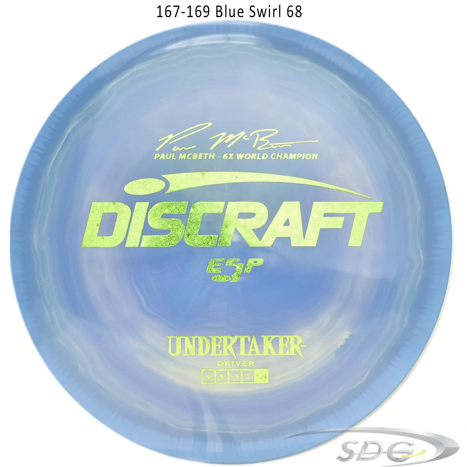 Discraft ESP Undertaker 6X Paul McBeth Signature Series Disc Golf Distance Driver