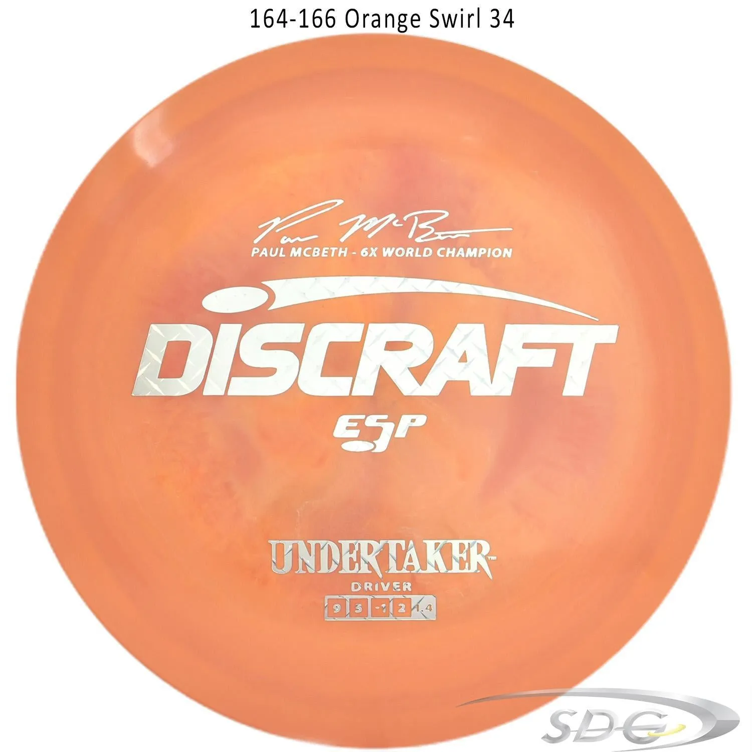 Discraft ESP Undertaker 6X Paul McBeth Signature Series Disc Golf Distance Driver