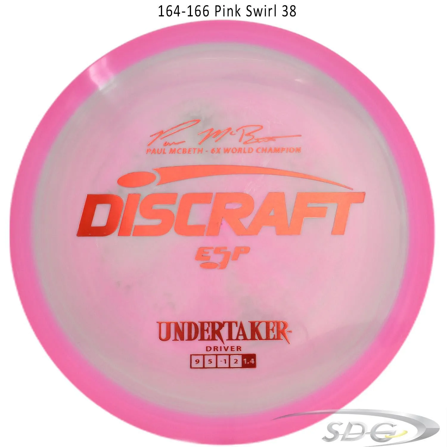 Discraft ESP Undertaker 6X Paul McBeth Signature Series Disc Golf Distance Driver