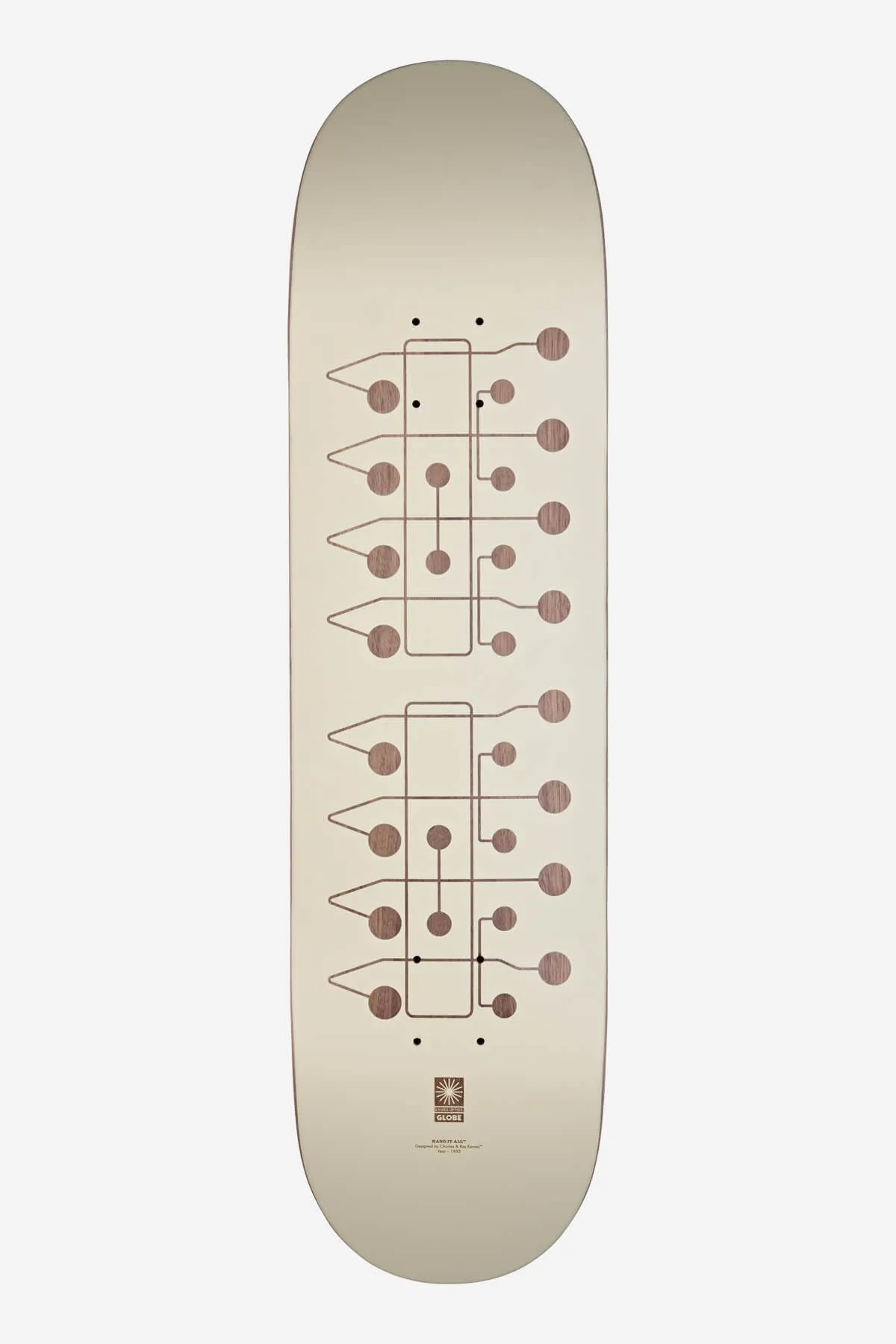 Eames Silhouette - Hang-It-All - 8.25 Skateboard Deck