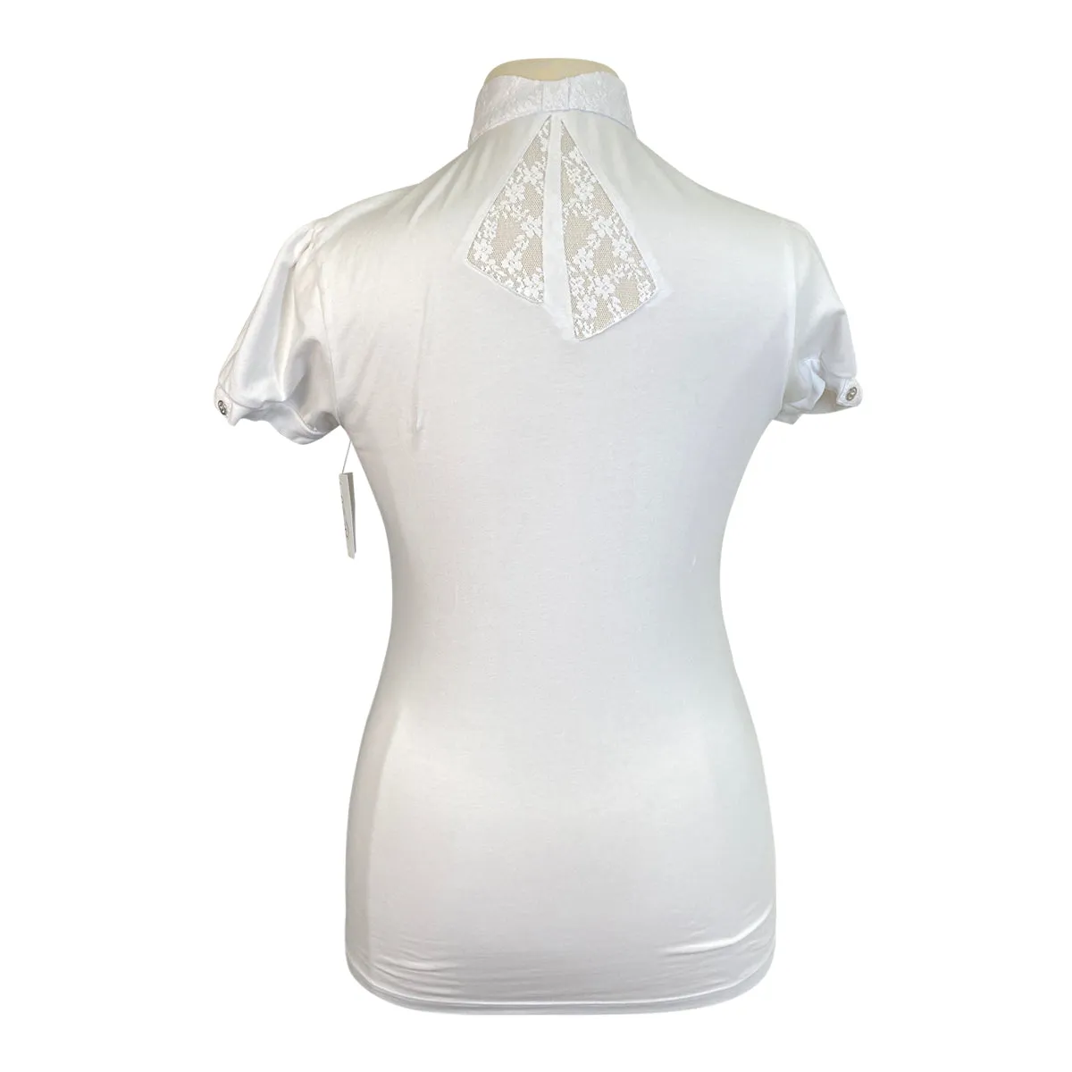 Equiline 'Andra' Competition Shirt in White - Women's Large