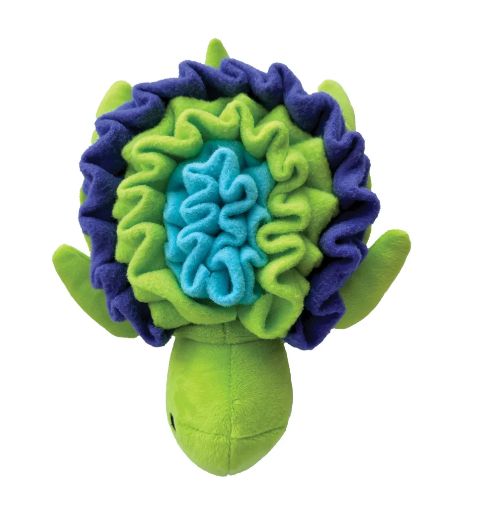 FouFouBrands Hide 'n Seek Under the Sea Snuffle Dog Toy - Turtle