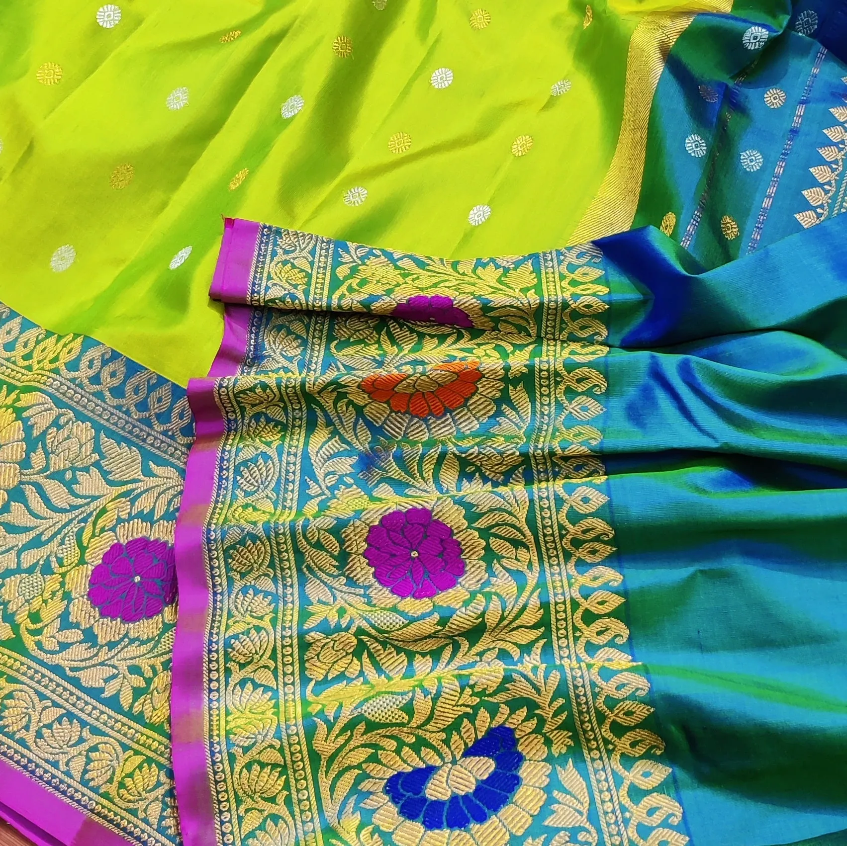 Gadwal Pure Paithani Saree - GPS67