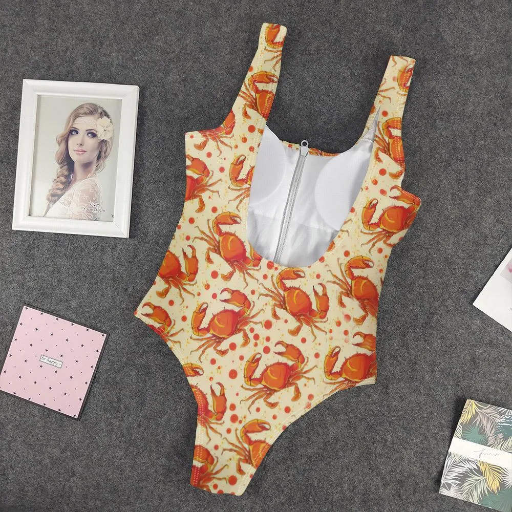 Gearhuman 3D Crabs One Piece Swimsuit