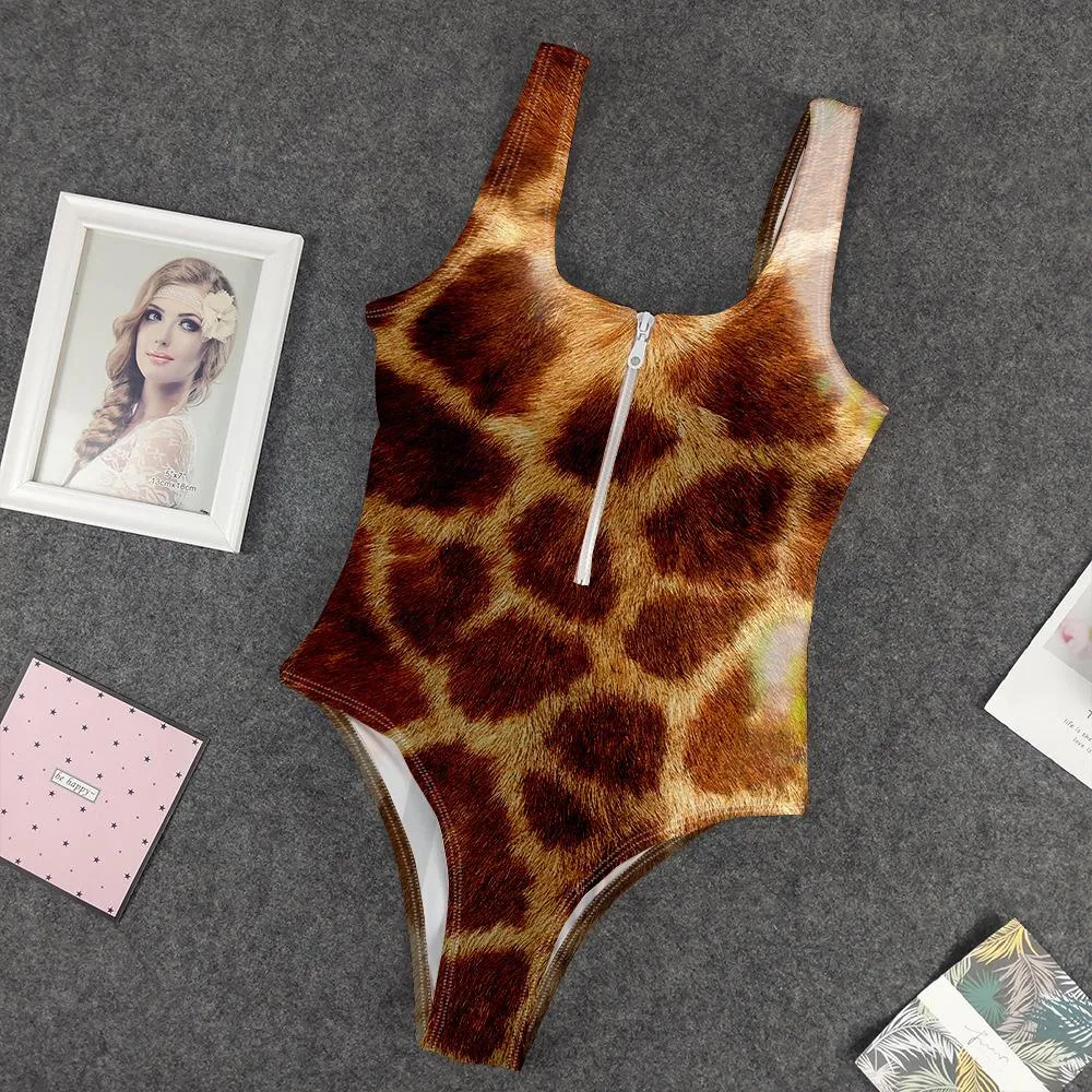 Gearhuman 3D Giraffe One Piece Swimsuit