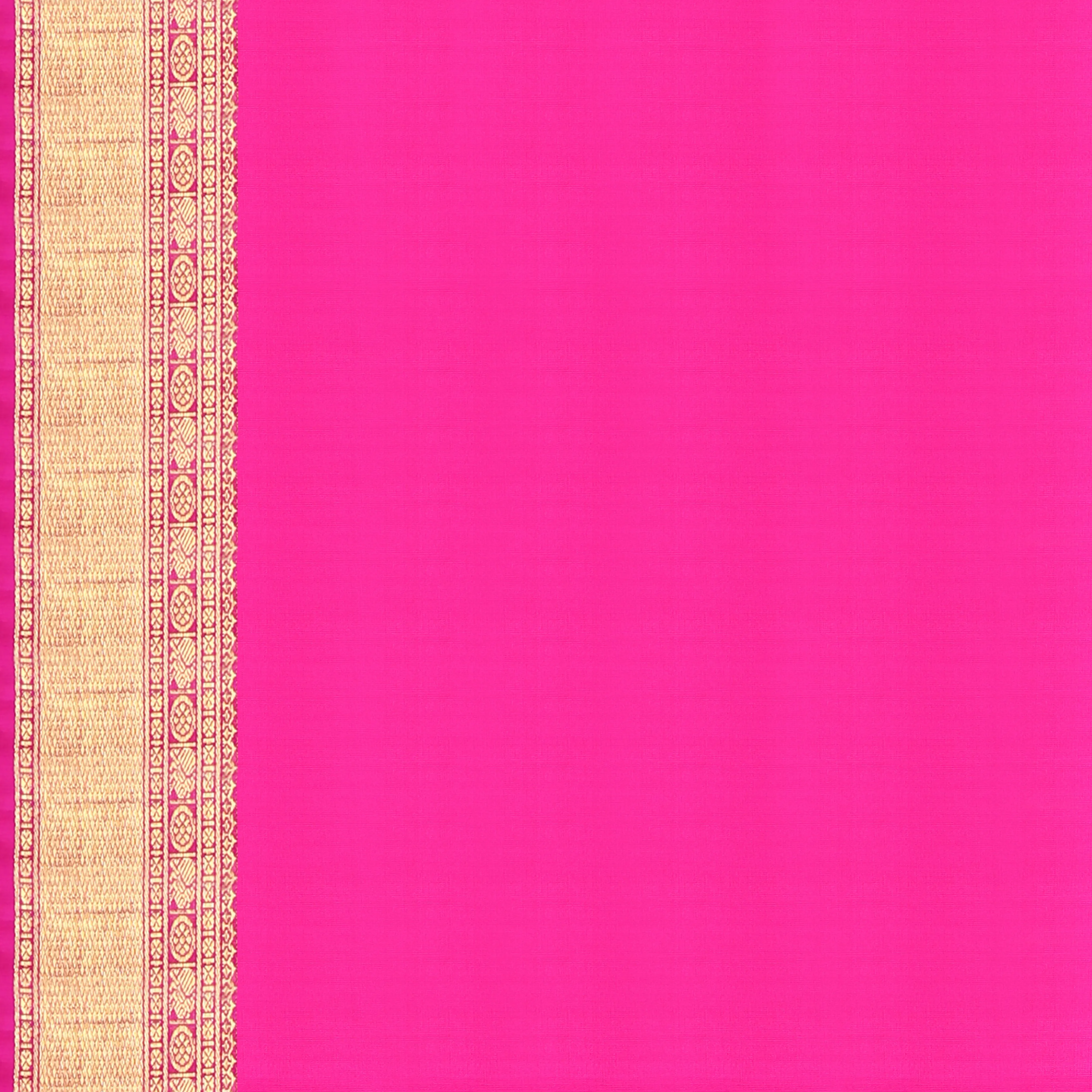 Handwoven Blue with Pink Kanjivaram Silk Saree - 583T003060DSC