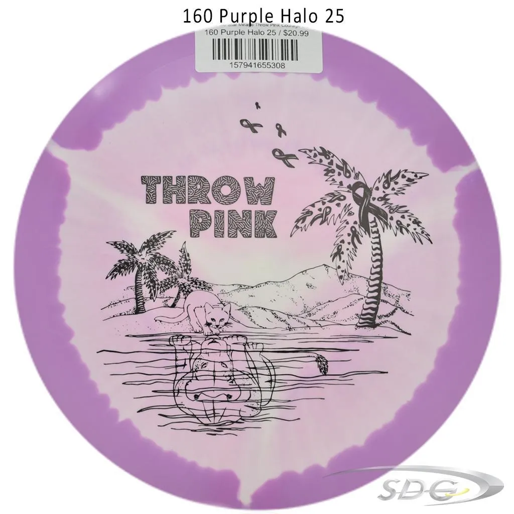 Innova Halo Star Mirage Throw Pink Courage Disc Golf Putter