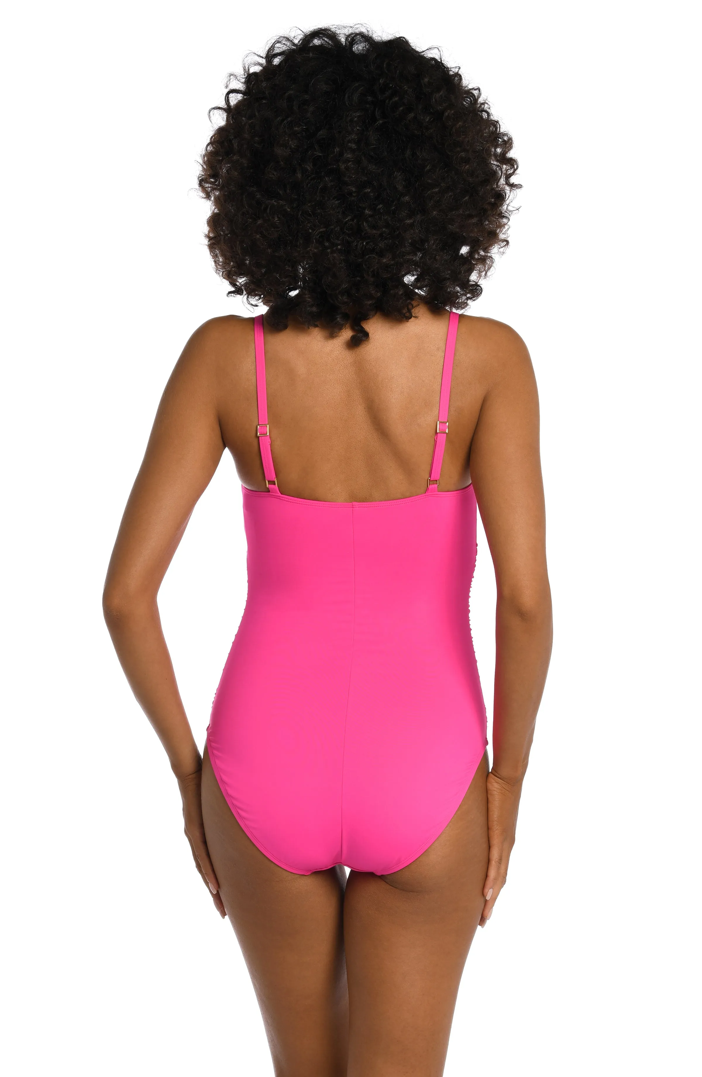 Island Goddess Lingerie One Piece - Pop Pink