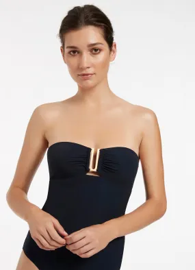 Jetset Bandeau One Piece - Deep Navy