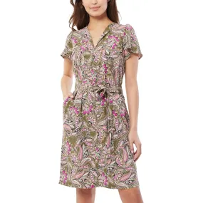 Jones New York Womens Printed Short Shirtdress