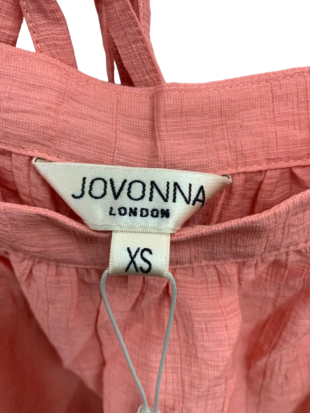 Jovonna London Coral FIAMMA Puff Sleeve Blouse UK XS