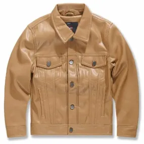 Kids Jordan Craig Thriller Trucker Jacket (Mocha) JJ1121K