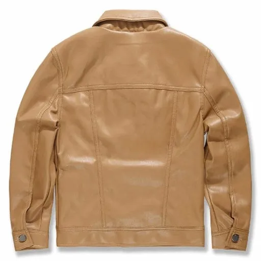 Kids Jordan Craig Thriller Trucker Jacket (Mocha) JJ1121K