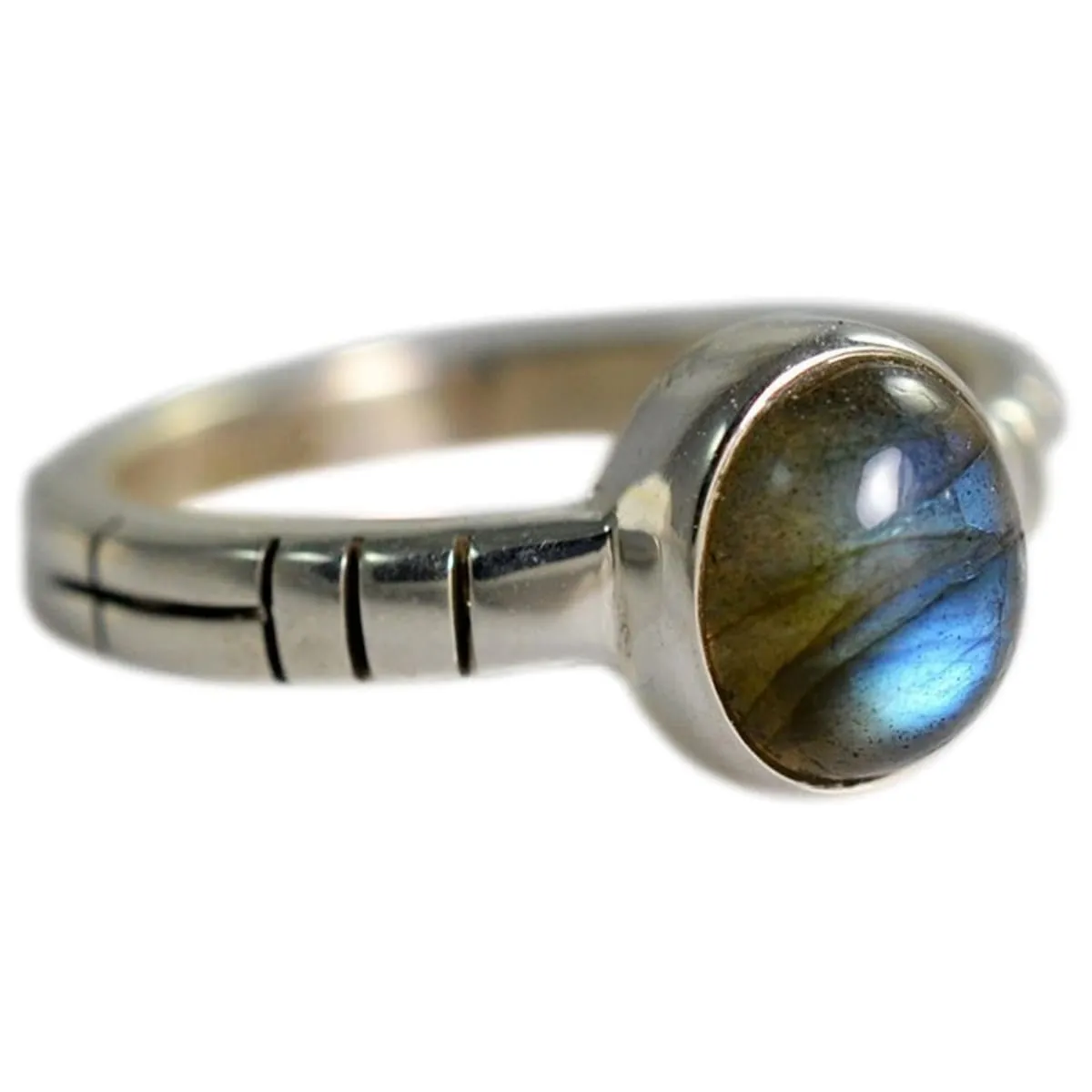 Labradorite Oval 925 Solid Sterling Silver Handmade Ring for Women Size 4 - 13 US