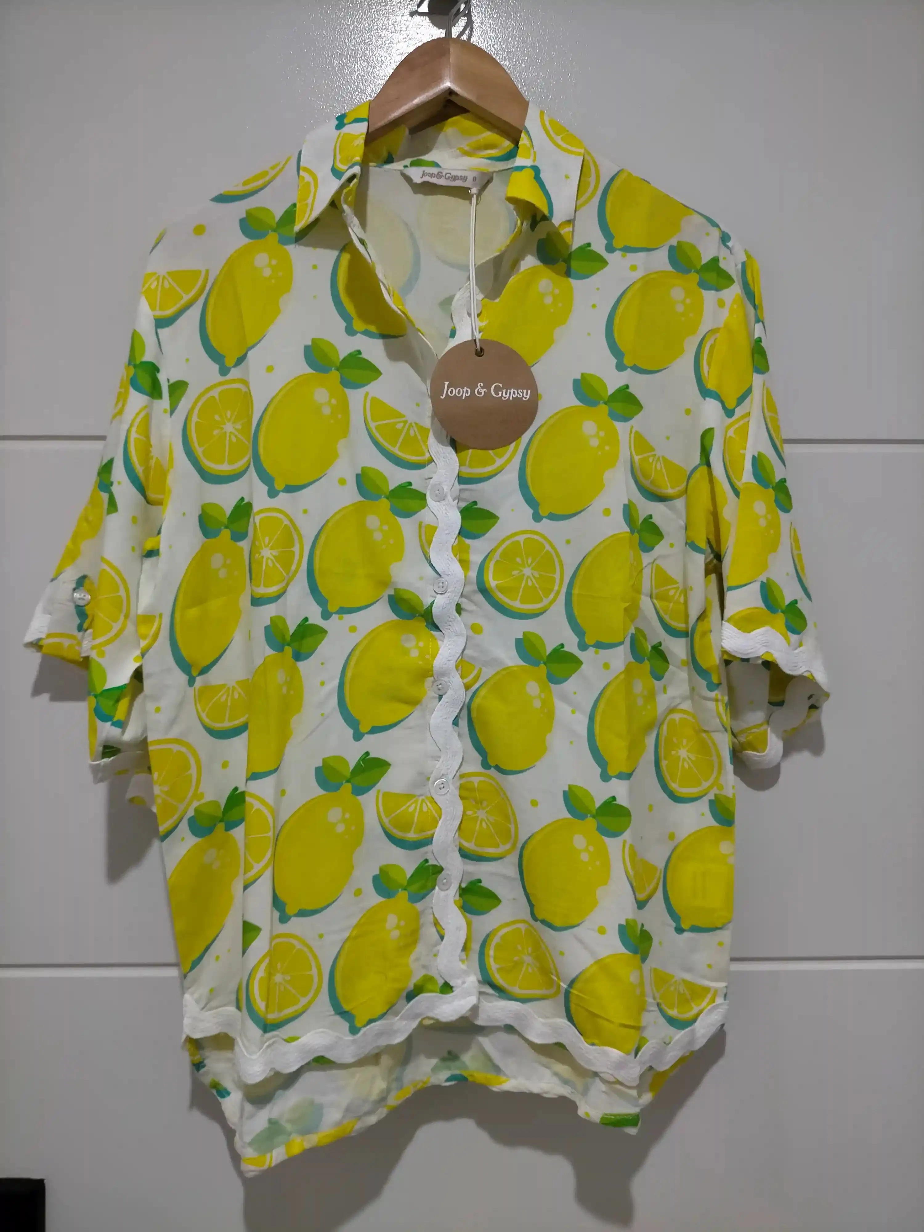 Lemoncello Ric Rac Short & Shirt Set