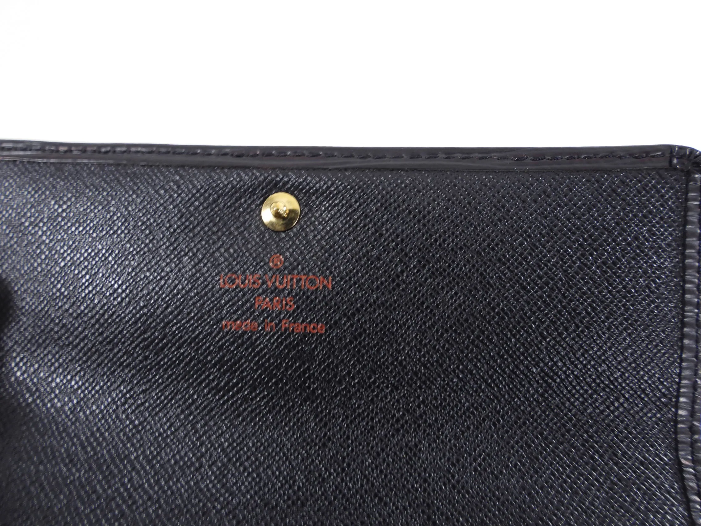 Louis Vuitton Black Vintage Epi Wallet