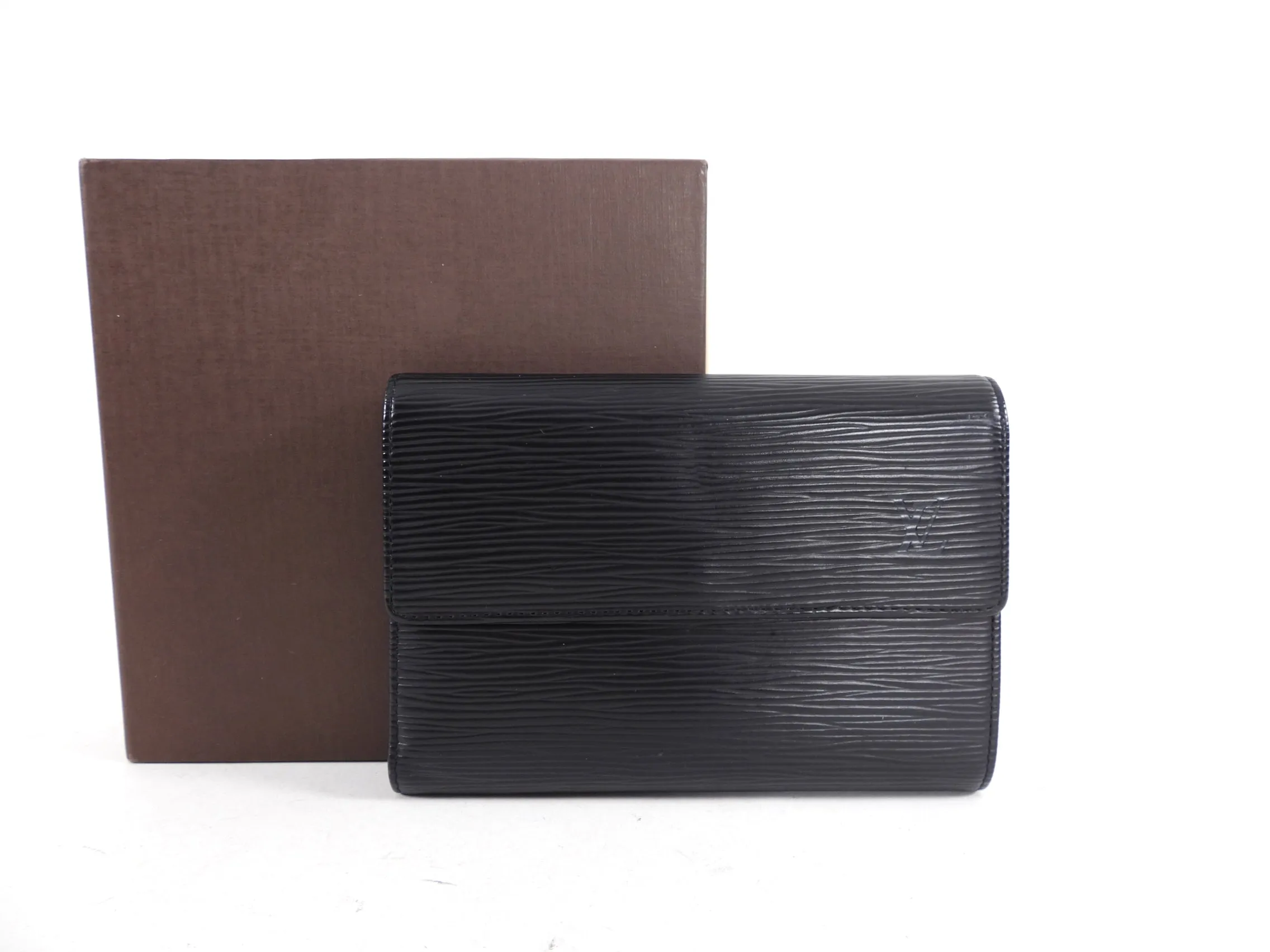 Louis Vuitton Black Vintage Epi Wallet