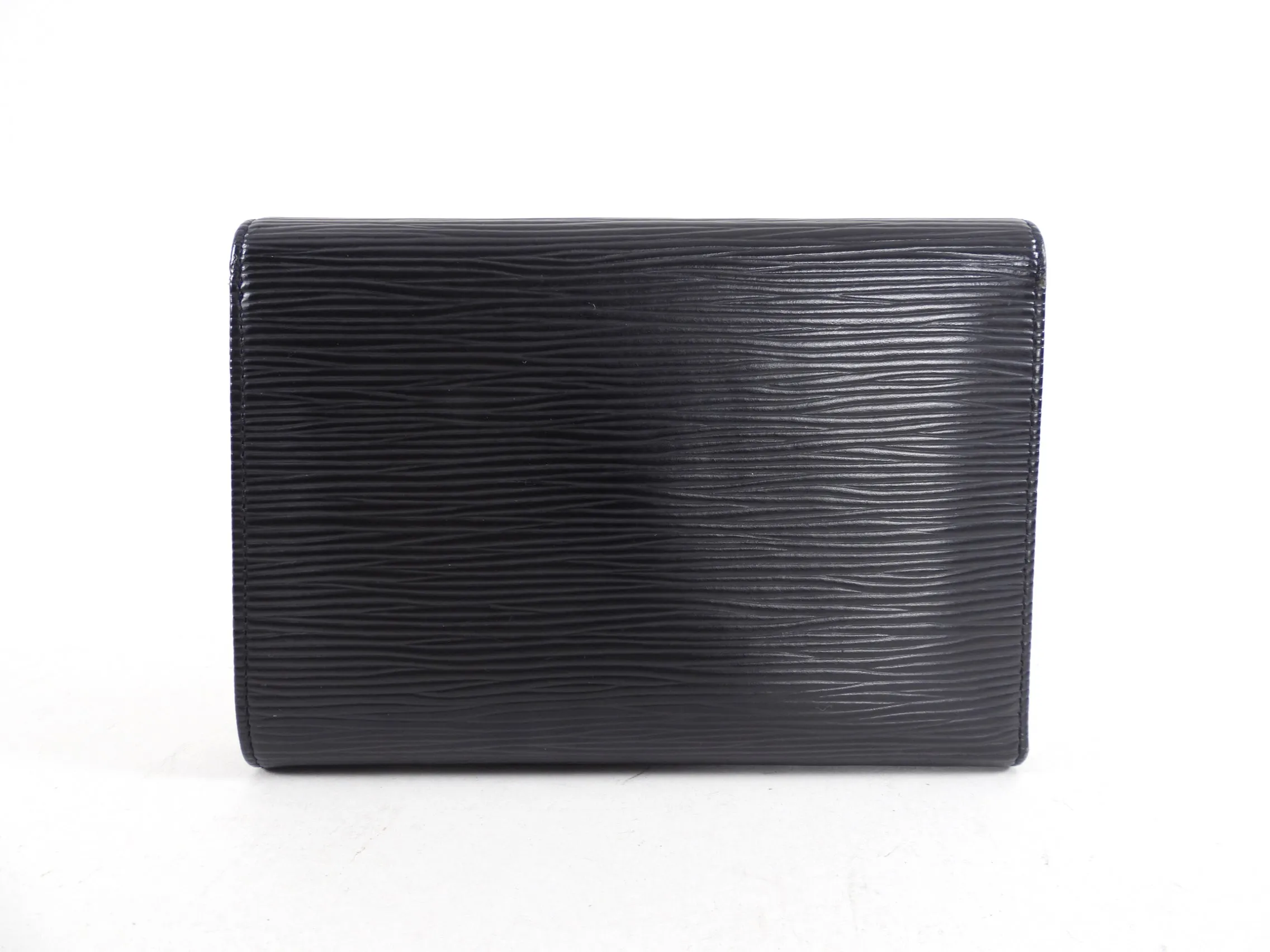 Louis Vuitton Black Vintage Epi Wallet